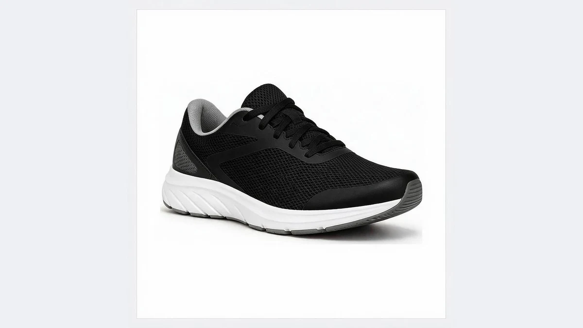 Background untouched: sneaker to black